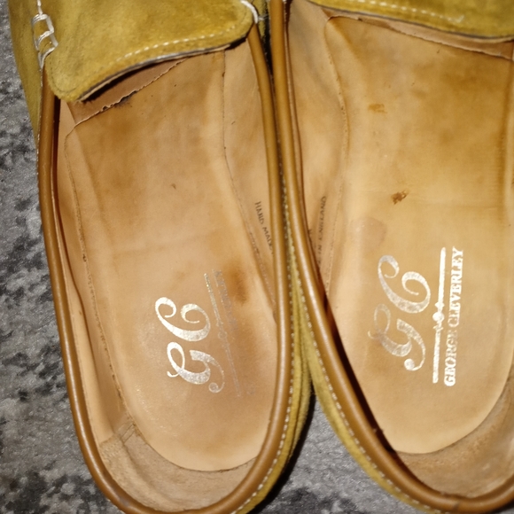 MEN SUEDE SLIP ONS BY GEORGE CLEVERLY 9.5 E - Picture 6 of 7